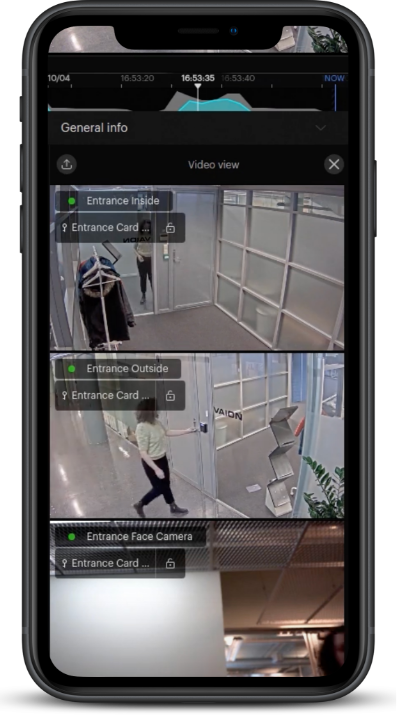 CCTV on mobile phone