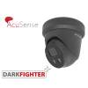 Hikvision 4MP Black IR Fixed Turret Network AcuSense System