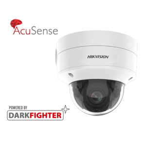 Hikvision 4MP Darkfighter IR VF Dome AcuSense CCTV System