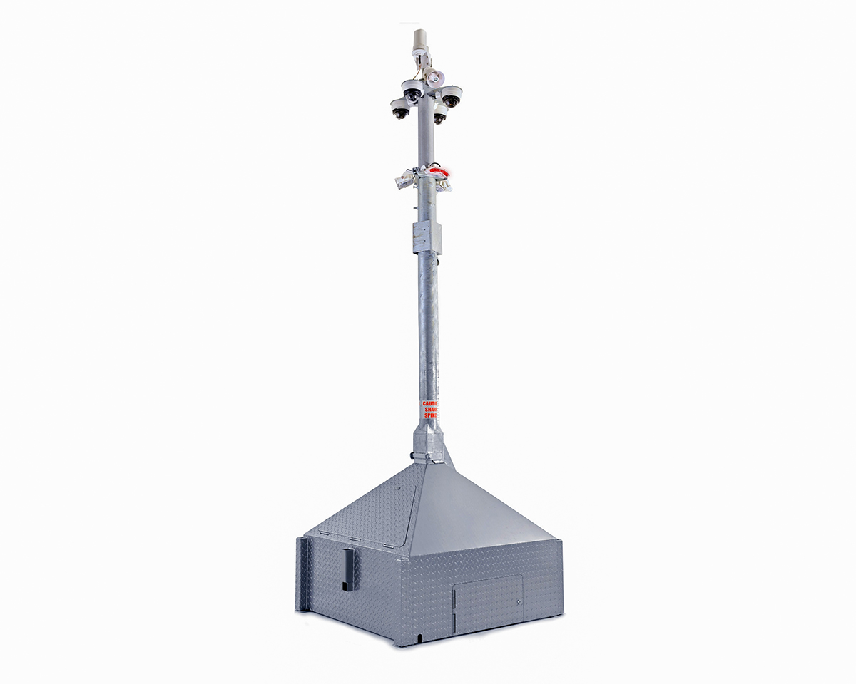 thermal fixed mobile cctv tower